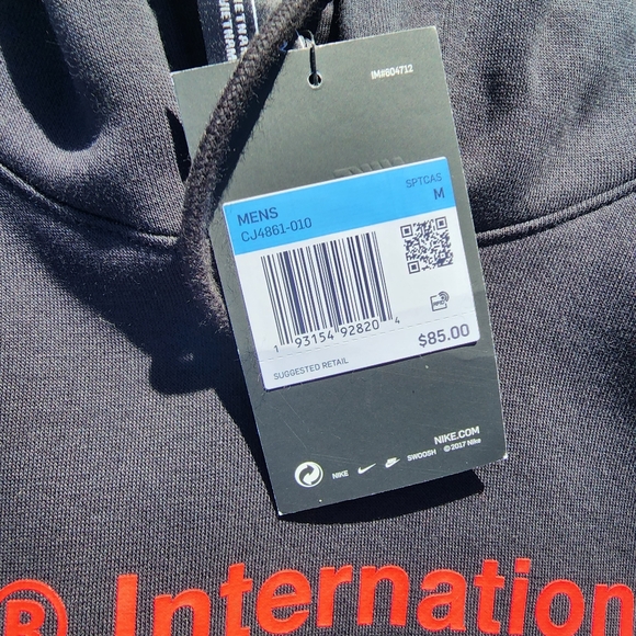 NWT NIKE Mens Swoosh for Life Pullover Hoodie Sweatshirt Sz. Medium - Picture 9 of 9